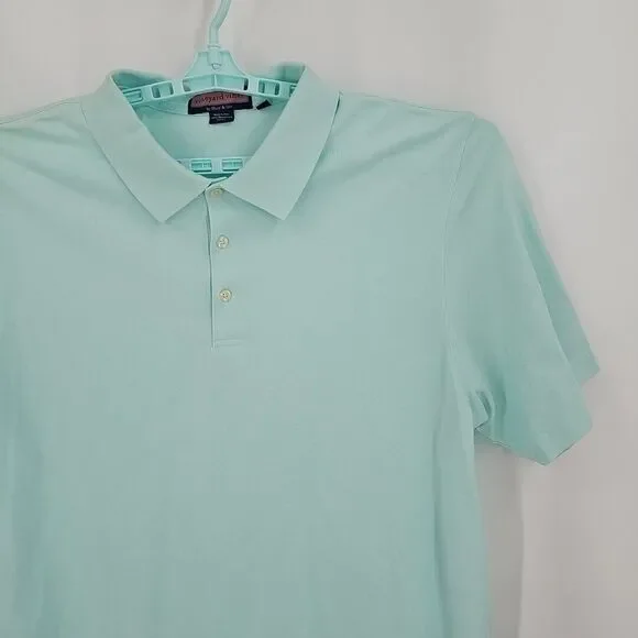 Vineyard Vines 100% Mercerized‎ Cotton Light Green Polo Size XL - Picture 4 of 5